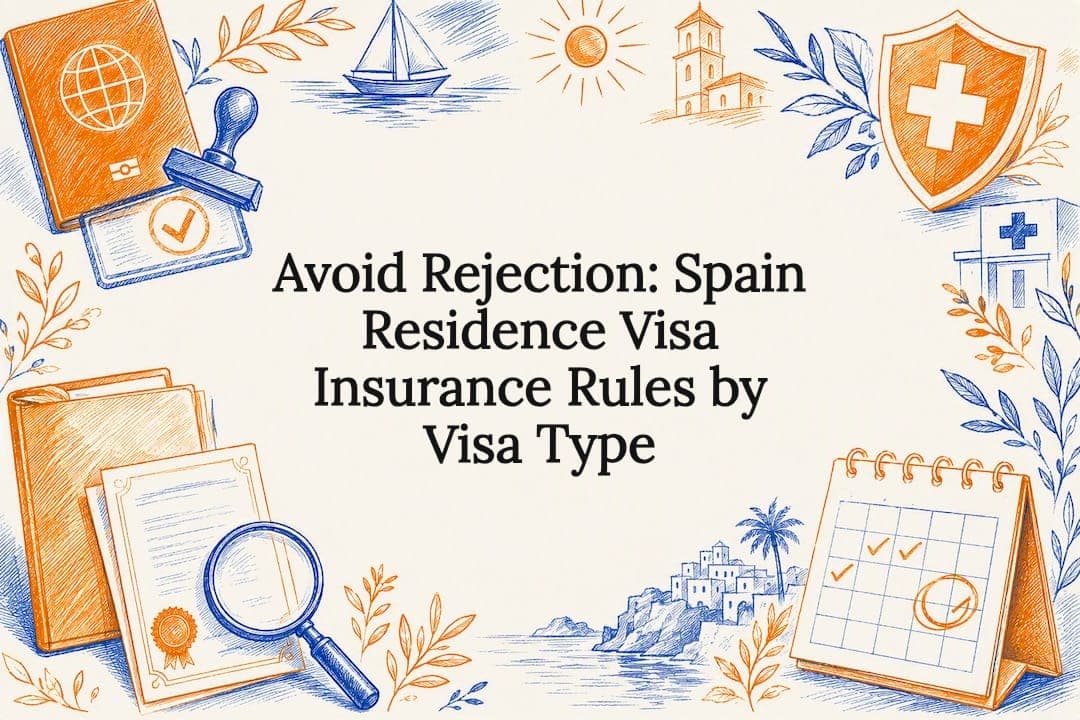 Avoid Rejection: Spain Residence Visa Insurance Rules by Visa Type